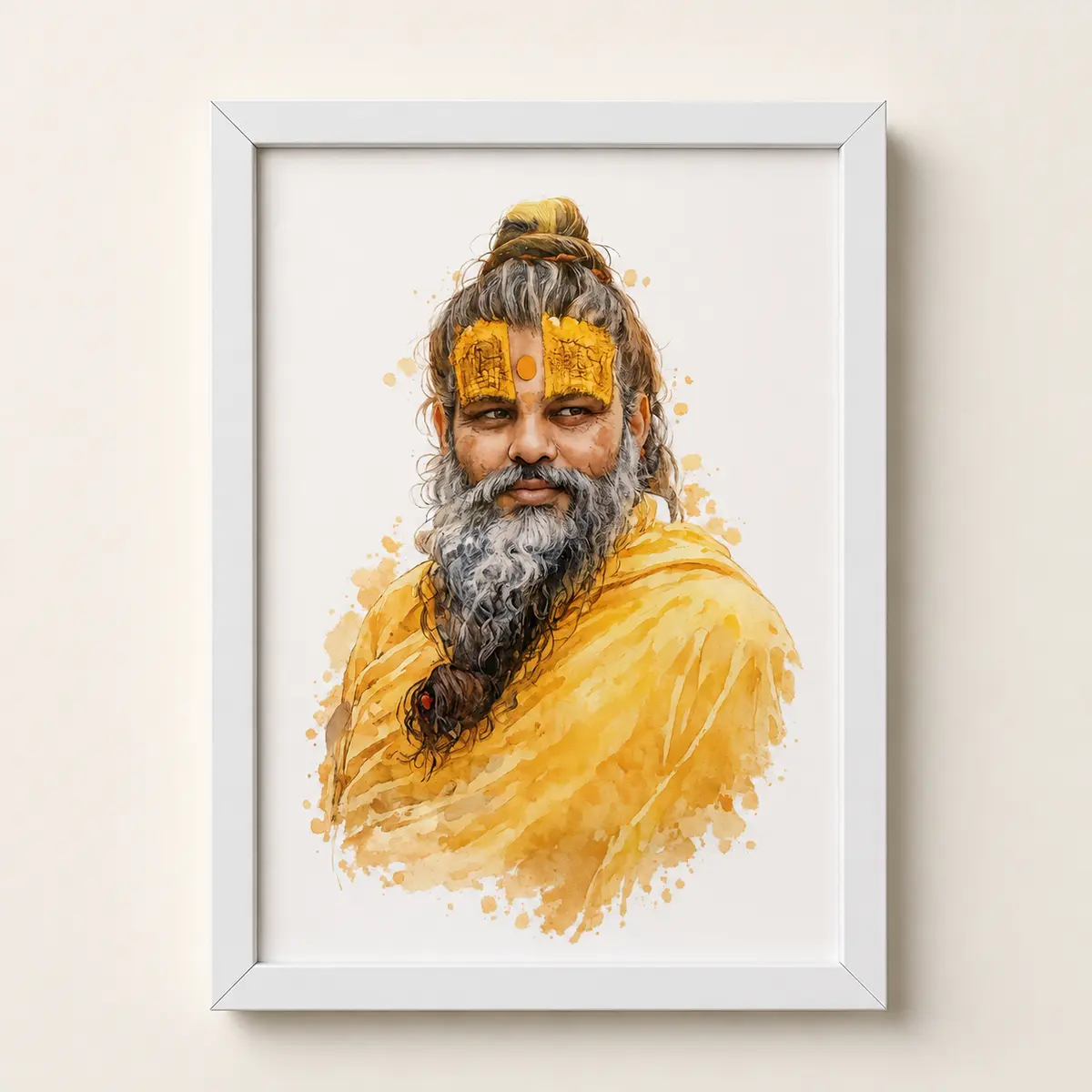 A4 spiritual portrait ready framed photo